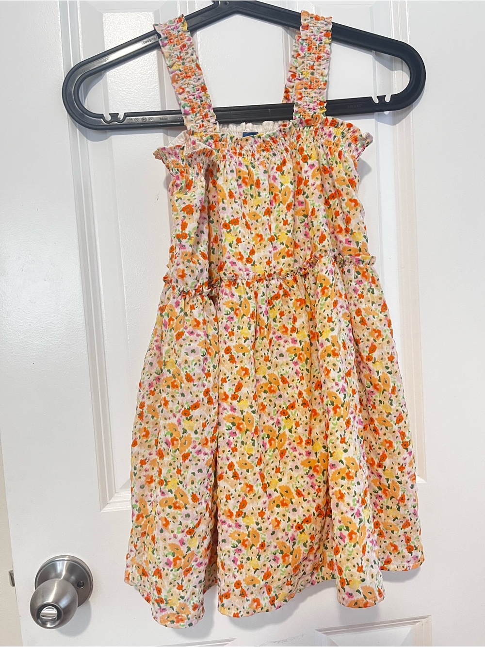 Old Navy Floral Sundress in Pink, Orange & Yellow